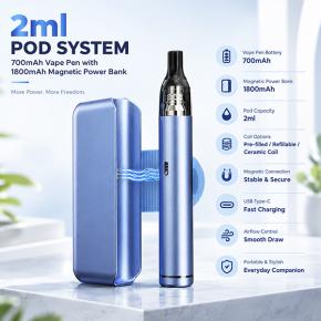 MIRR86 Hybrid Dual 2ml magnetic charging pod system